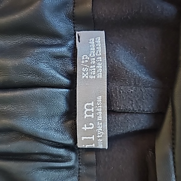 ILTM Vegan Leather Joggers - Picture 3 of 9